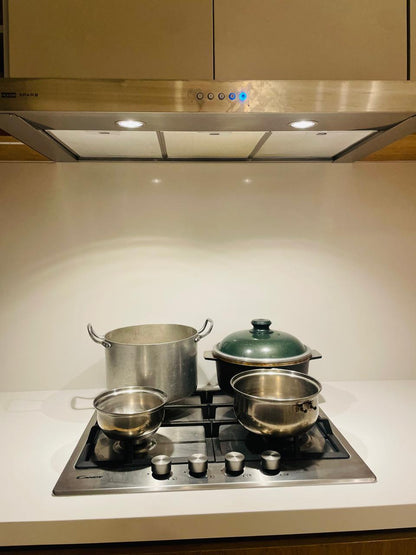 Horno empotrable Candy con anafe a gas integrado de acero inoxidable