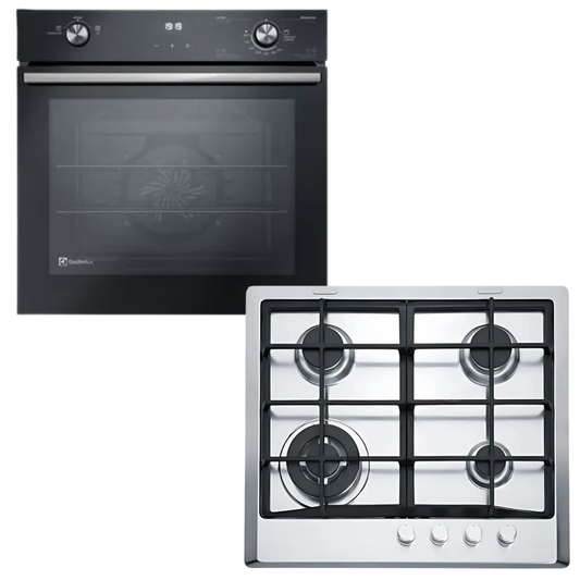 Combo Horno a Gas empotrable electrolux y Anafe a Gas Franke