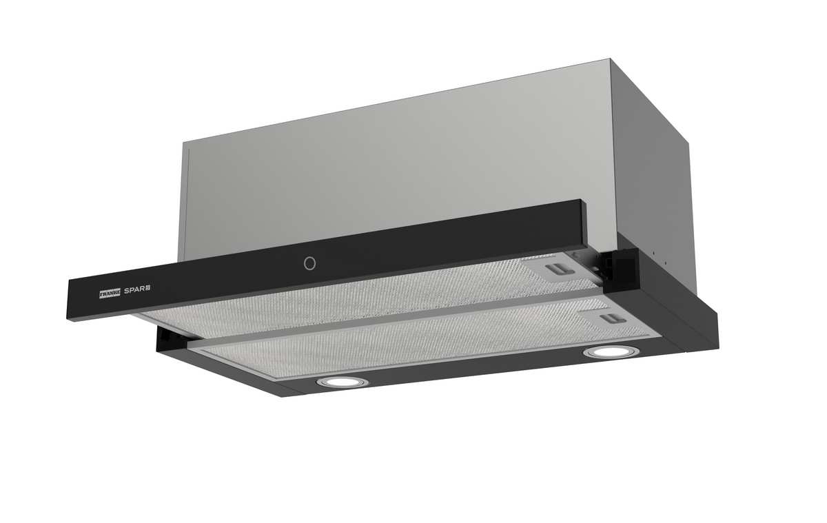 Campana Franke Flexa Touch 60 cm cristal negro