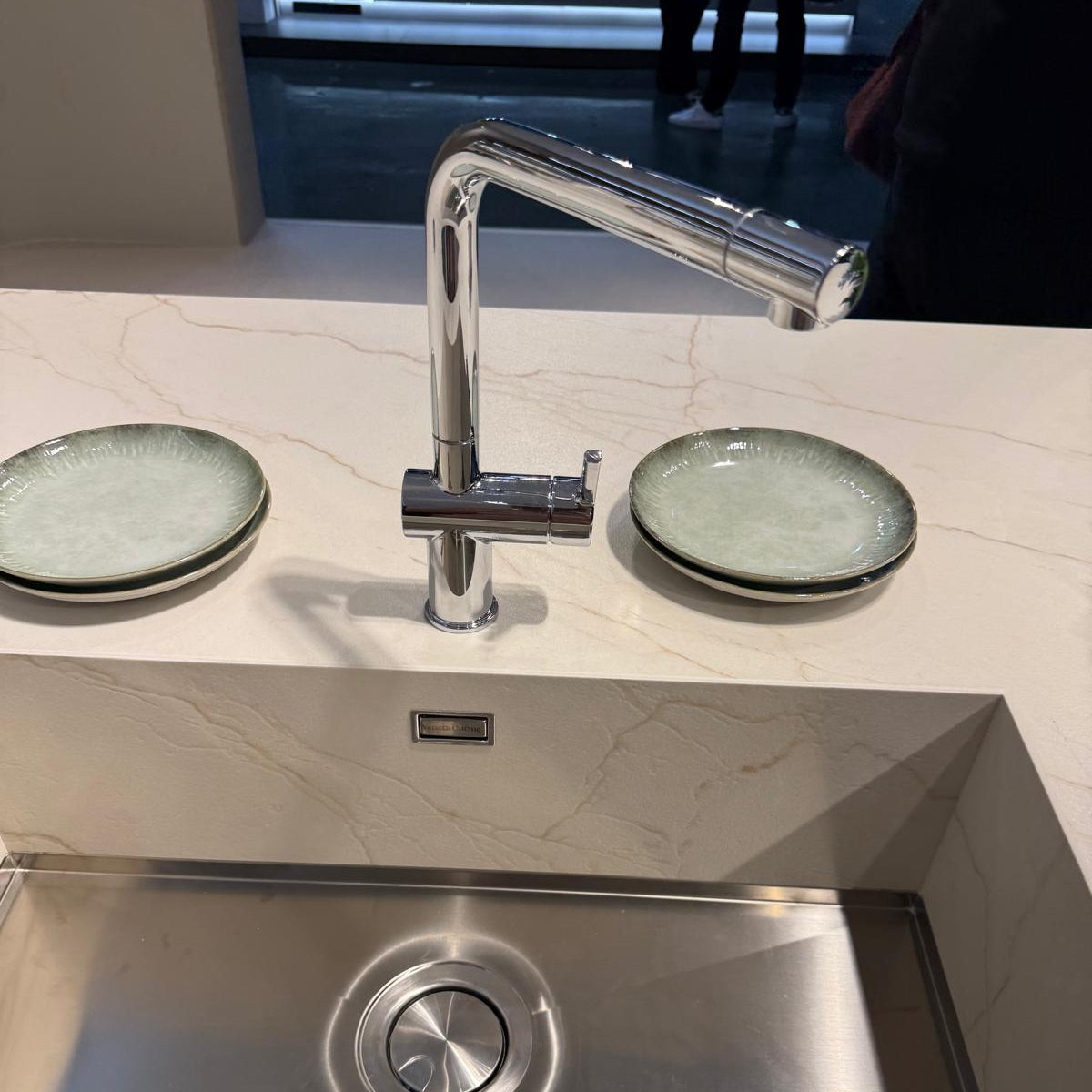 Grifo de Cocina Franke Active L Pull Out 2 Jets Cromo | Made in Italy