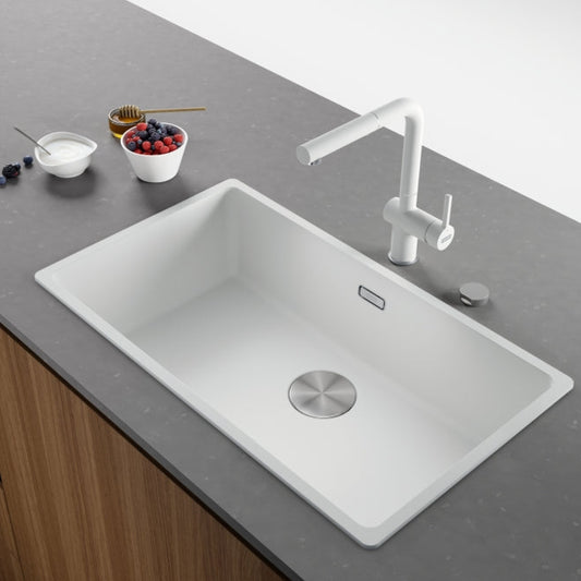 bacha franke de cocina blanca