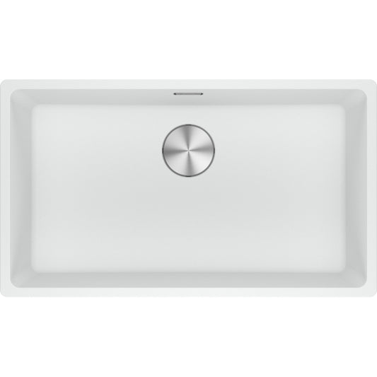 Bacha de cocina Franke Fragranite Blanco Polar | 76 x 51 cm