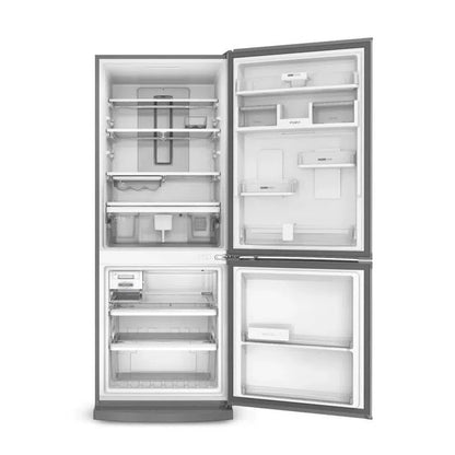 Heladera Whirlpool NF Inverter con Freezer Abajo - Inox 443Lts (WRE57K2)