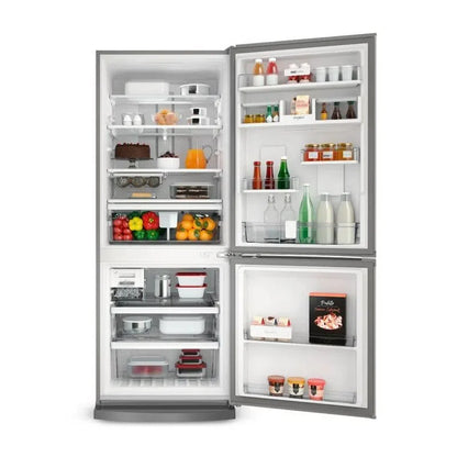 Heladera Whirlpool NF Inverter con Freezer Abajo - Inox 443Lts (WRE57K2)