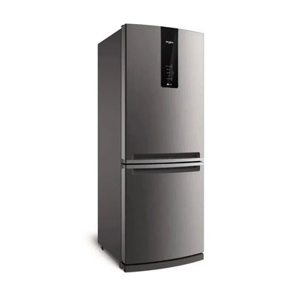 Heladera Whirlpool NF Inverter con Freezer Abajo - Inox 443Lts (WRE57K2)