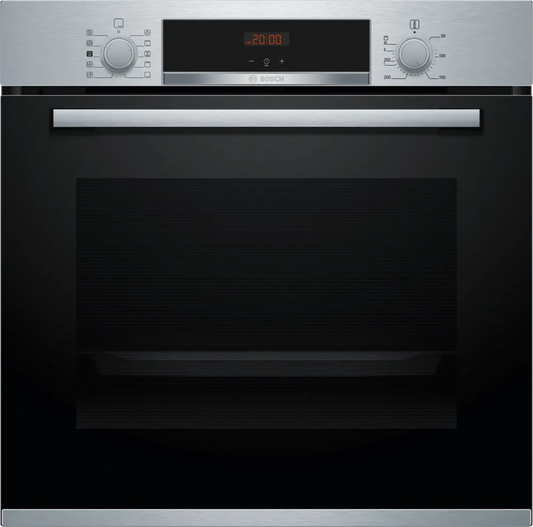 Combo Bosch: Horno con Vapor Serie 4 HRA512ES0 + Microondas Serie 6 BEL554MB0 Negro
