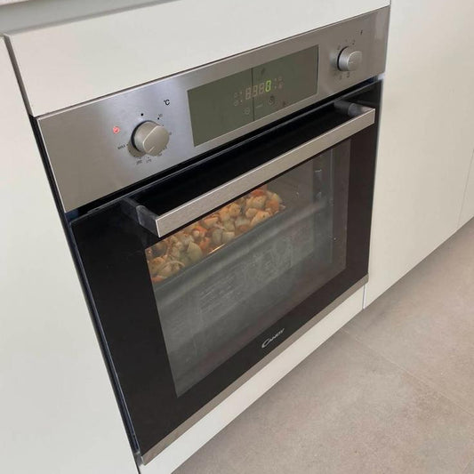 Horno microondas Candy negro empotrable con panel de control digital