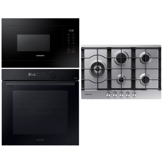 Samsung horno dual cook anafe a gas de 5 hornallas microondas