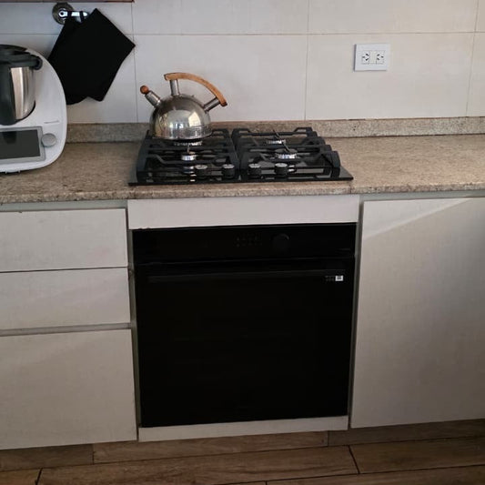 Anafe a gas Samsung NA300H detalle hornallas