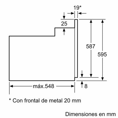 Combo Bosch: Horno Serie 2 HBF011BA2 + Anafe a Gas Serie 4 PGH6B5K90 Inox