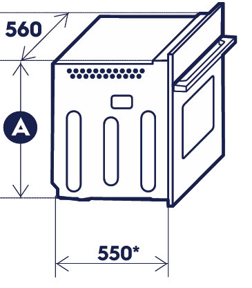 Horno a Gas Electrolux 80L OE8GH Convección Real | TodoCocinas