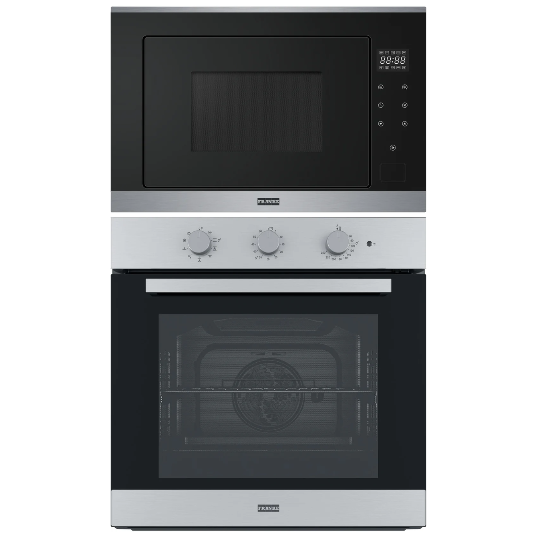 Franke horno con limpieza a Vapor y Microondas Negro