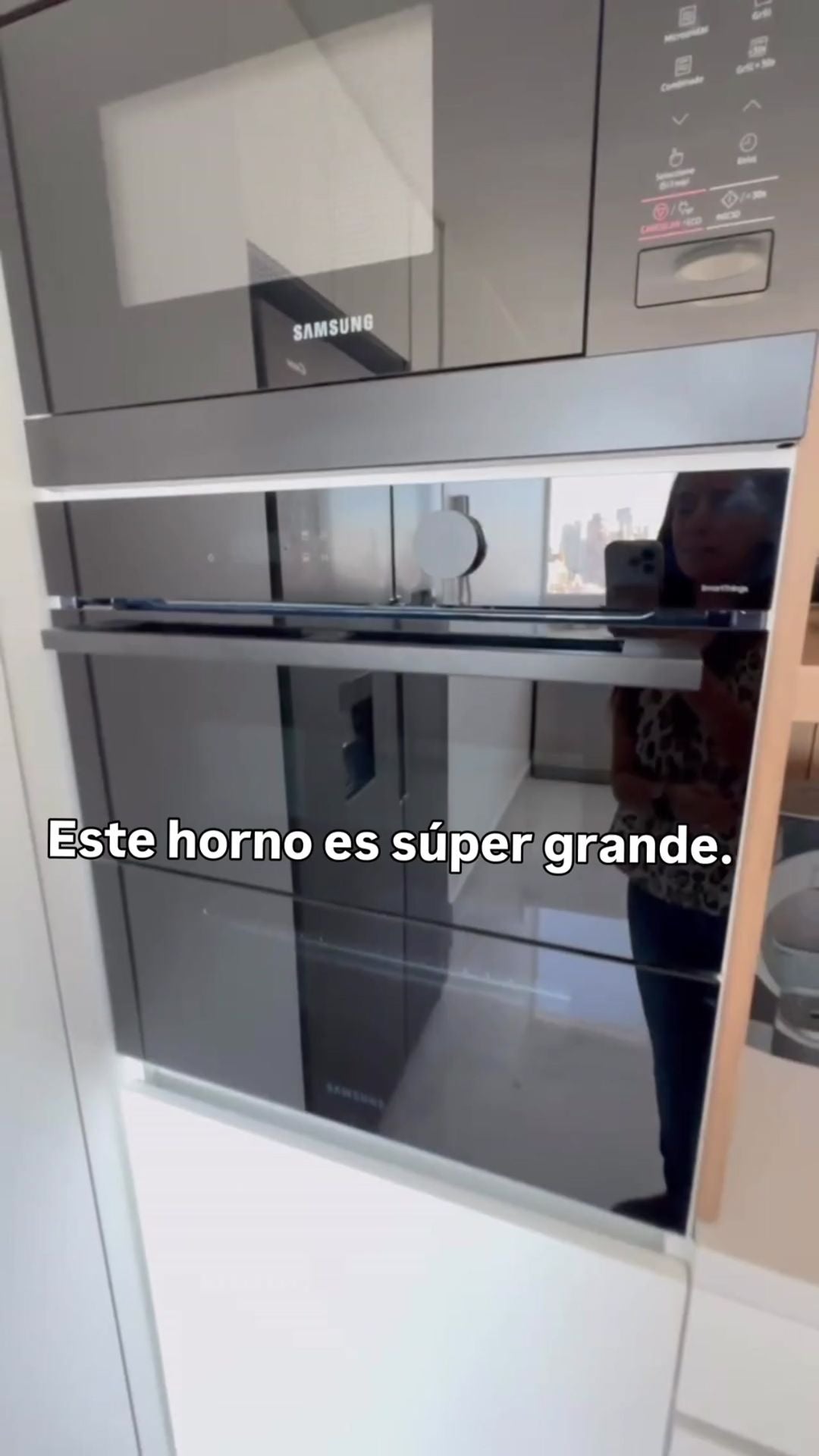 Samsung horno eléctrico dual cook flex con anafe a gas