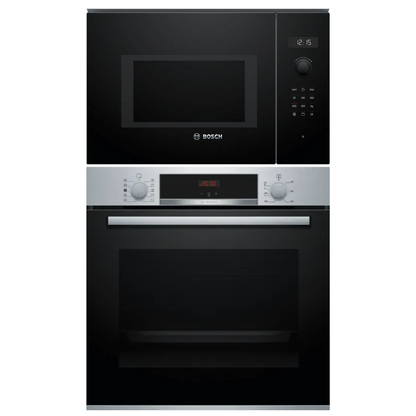 Horno eléctrico Bosch y Microondas empotrable