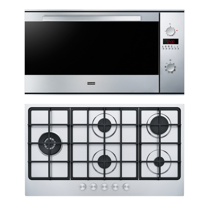 Combo Italiano Horno eléctrico de 90 cm Franke y Anafe de Gas