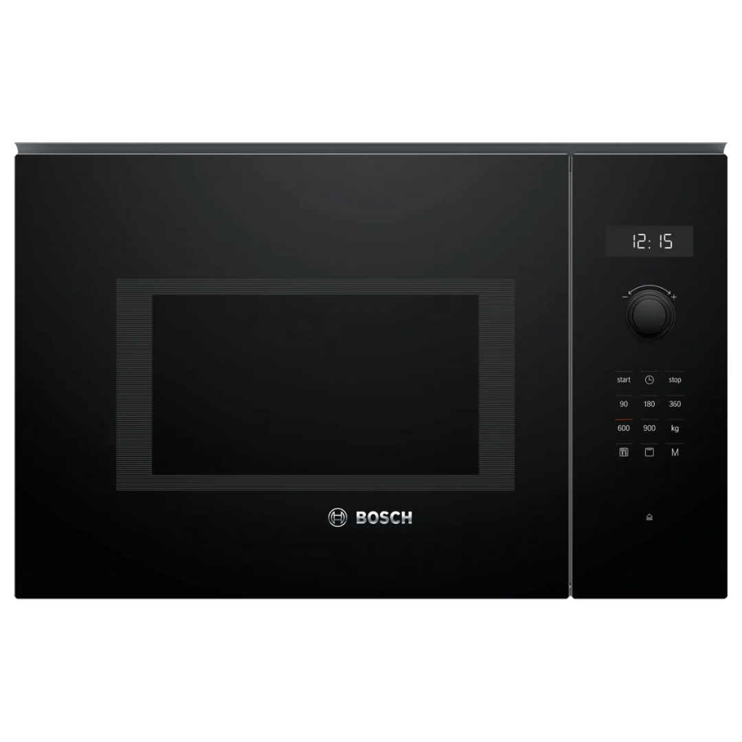 Combo Bosch: Horno Serie 4 HBA514ES3 + Microondas Serie 6 BEL554MB0 Negro
