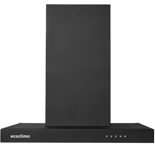 Ecoclima Campana Extractora Narrow Negra - Alto Rendimiento