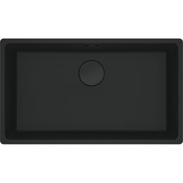Bacha de Cocina Franke MRG 610-72 BLACK COLLEC MARIS - Elegancia y Resistencia en Fragranite