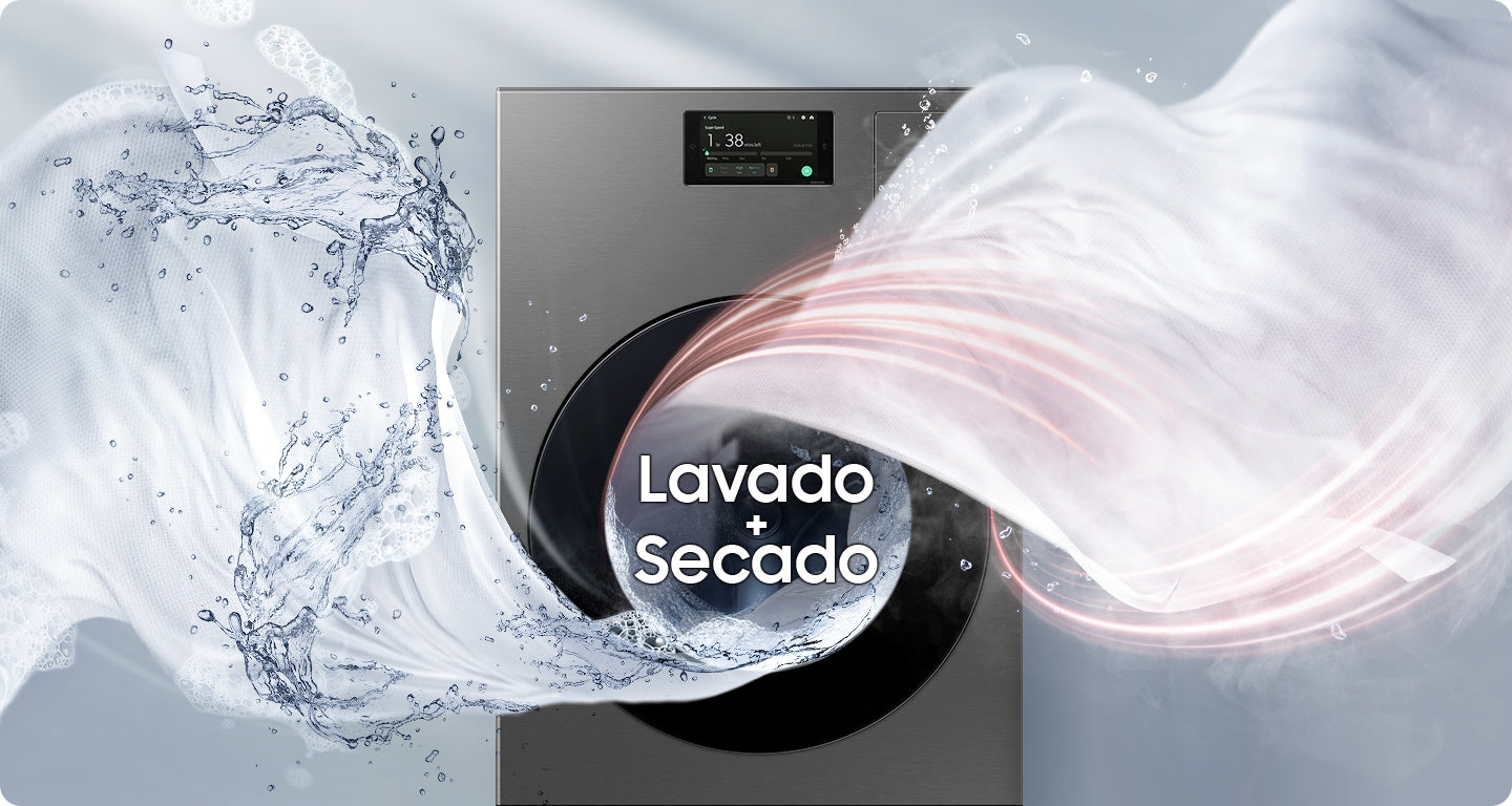 Lavasecarropas Samsung AI de 22Kg de lavado y 15Kg de secado