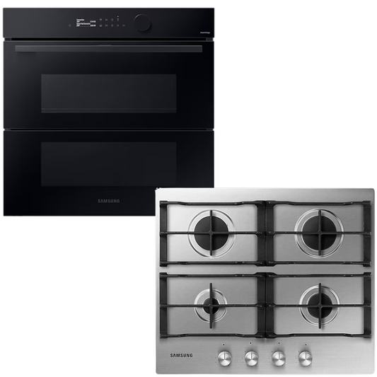 Samsung horno eléctrico dual cook flex con anafe a gas