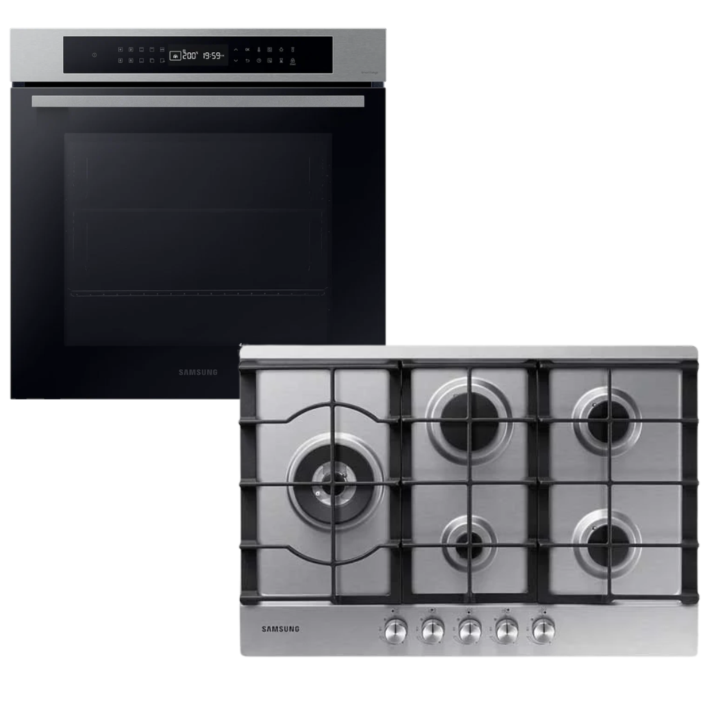 Samsung Horno eléctrico serie 4 y Anafe a gas 5 hornallas