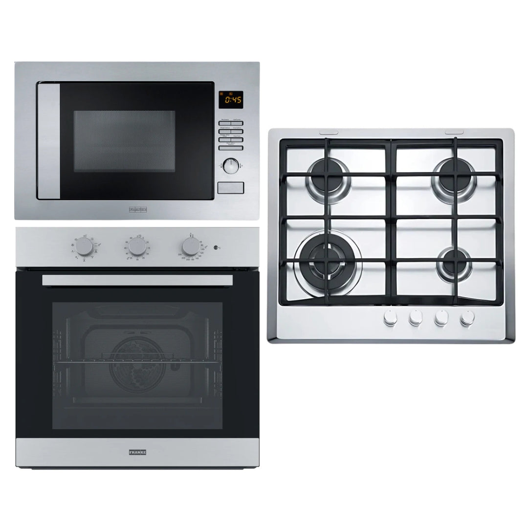 Conjunto de Cocina Spar Franke | Anafe, Horno y Microondas Empotrables