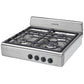 Anafe a Gas Longvie con Perillas Frontales modelo A16601X