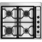 Horno y Anafe Longvie acero inoxidable a gas